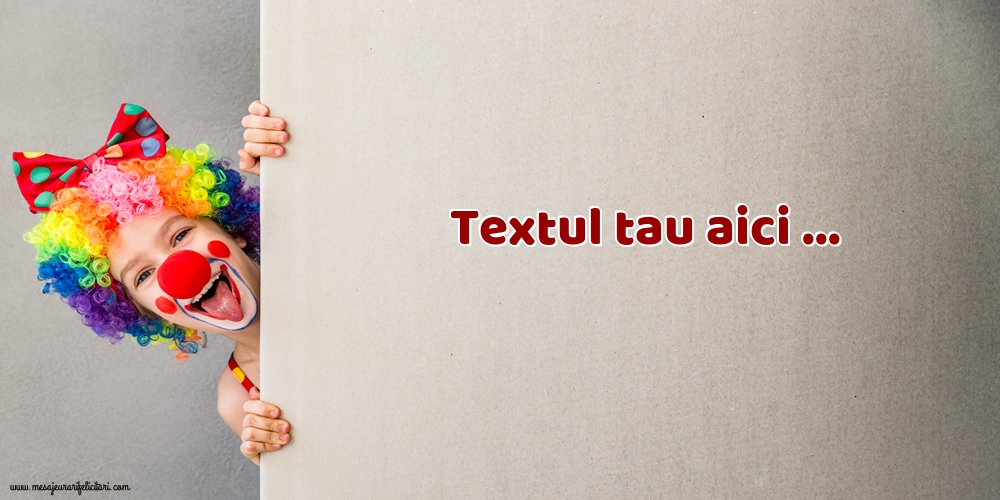 Personalizare felicitari cu text de Ziua Copilului 1 Iunie