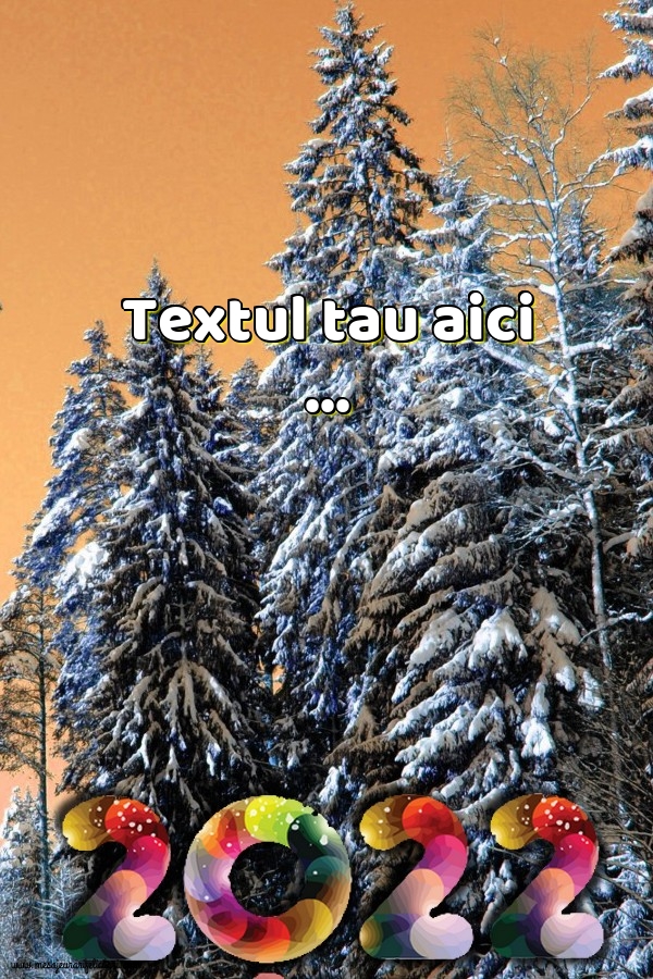 Personalizare felicitari cu text de Anul Nou