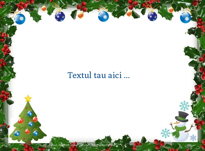 Personalizare felicitari cu text de Anul Nou | Anul Nou