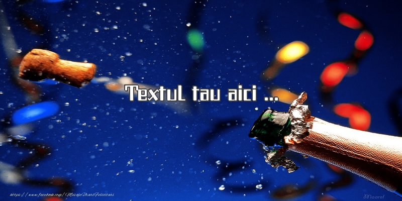 Personalizare felicitari cu text de Anul Nou | Felicitari de anul nou