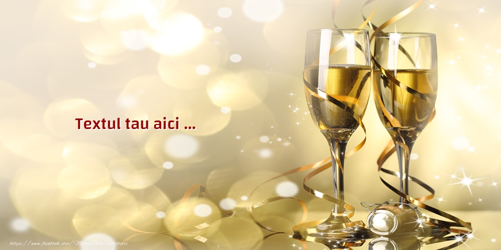 Personalizare felicitari cu text de Anul Nou | Sampanie -pers 8