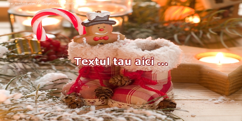 Personalizare felicitari cu text de Mos Nicolae | Mos Nicolae