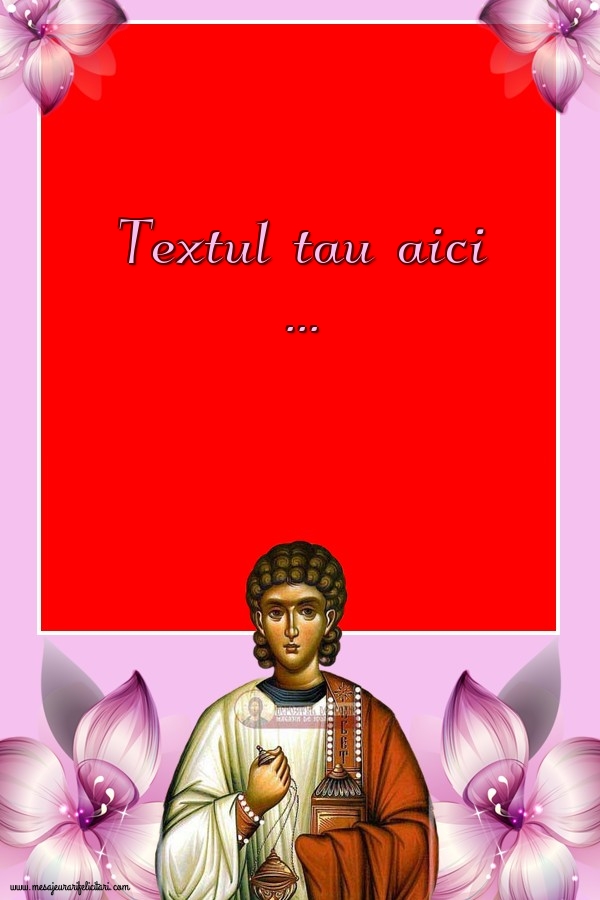 Personalizare felicitari cu text de Sfântul Ștefan