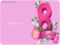 Personalizare felicitari cu text de Ziua femeii 8 martie 8 Martie-5