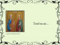 Personalizare felicitari cu text de Sfintii Petru si Pavel Sf. Petru si Pavel