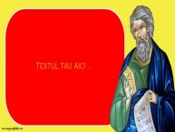 Personalizare felicitari cu text de Sfantul Andrei 