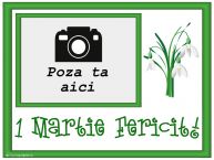 Personalizare felicitari de Martisor 1 Martie | 1 Martie Fericit! - Rama foto