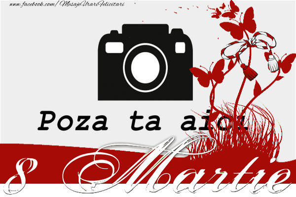 Personalizare felicitari de Ziua femeii 8 martie | Rama foto 8 Martie