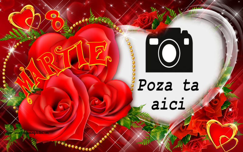 Personalizare felicitari de Ziua femeii 8 martie | 8 Martie - Rama foto de 8 Martie