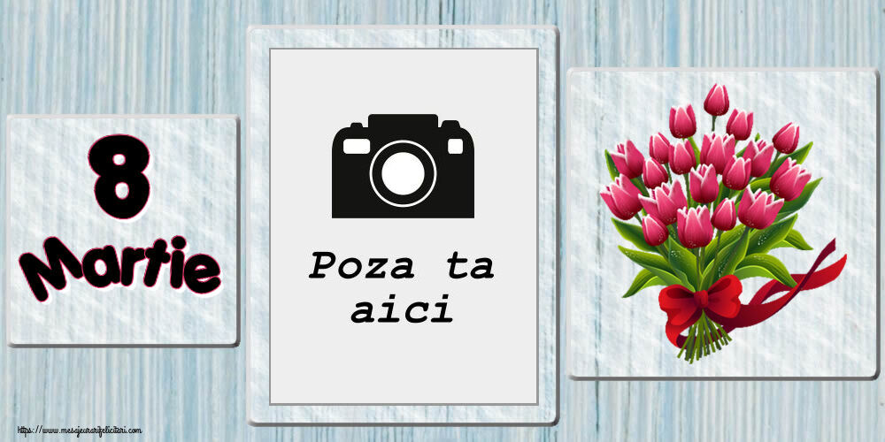 Personalizare felicitari de Ziua femeii 8 martie | 8 Martie - Rama foto