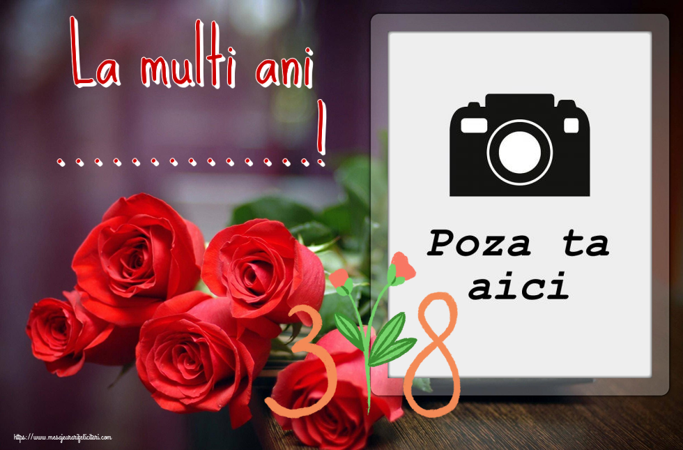 Personalizare felicitari de Ziua femeii 8 martie | La multi ani ...! - Rama foto ~ desen cu luna 3 si ziua 8