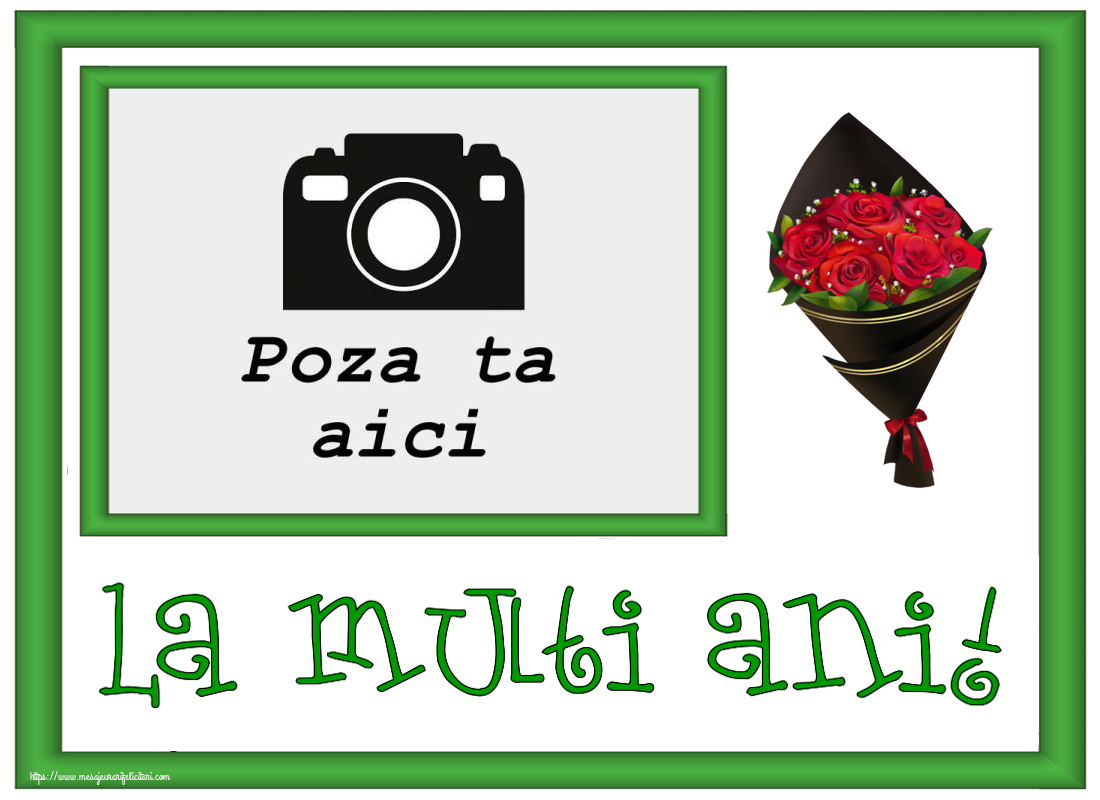 Personalizare felicitari de Ziua femeii 8 martie | La multi ani! - Rama foto