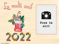 Personalizare felicitari de Anul Nou | La multi ani! - Rama foto