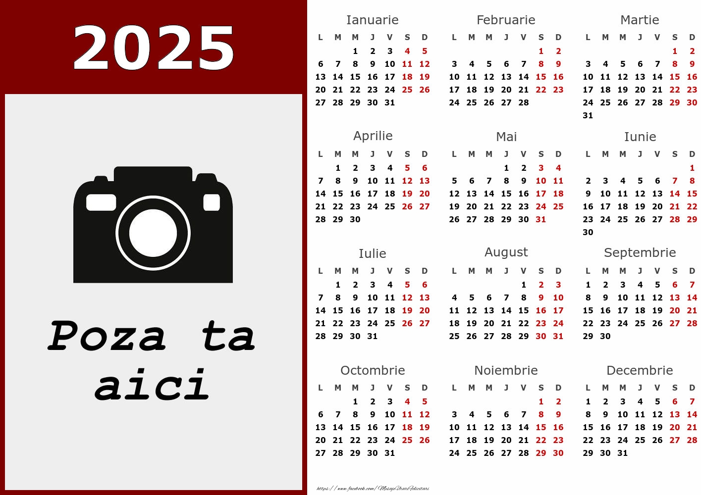 Calendar 2025 - Business - Model 0068 | Personalizare calendare ...