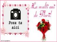 Personalizare felicitari de Florii | La multi ani de Florii! - Rama foto