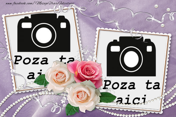 Personalizare imagini cu poze | Rama foto dubla