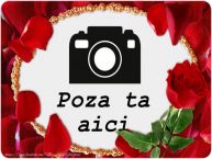 Personalizare felicitari  | Rama foto cu trandafiri
