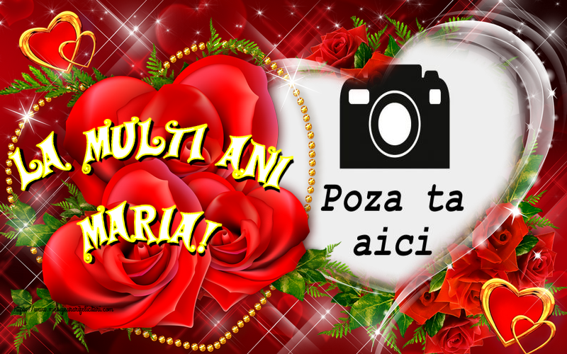 Personalizare felicitari de Sfanta Maria Mare | La multi ani Maria! - Rama foto