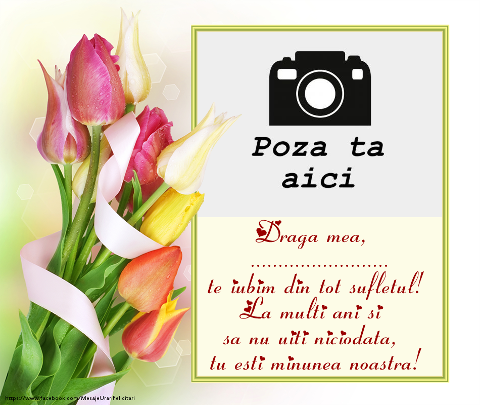 La Multi Ani Mamaie Lalele și un la mulți ani cu dragoste de la mama pentru fiică