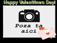 Personalizare felicitari de Valentines Day | Happy Valentine's Day! - Rama foto