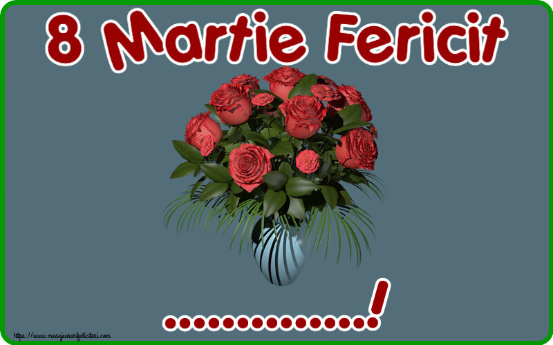 Personalizare felicitari de Ziua femeii 8 martie | 8 Martie Fericit ...!