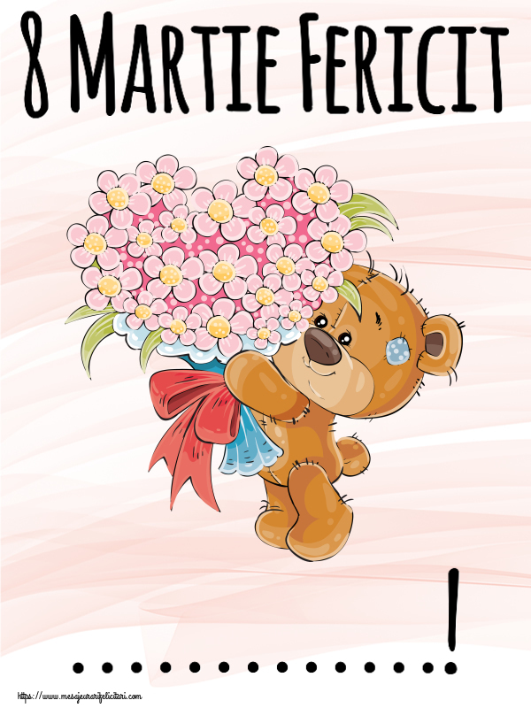 Personalizare felicitari de Ziua femeii 8 martie | 8 Martie Fericit ...!