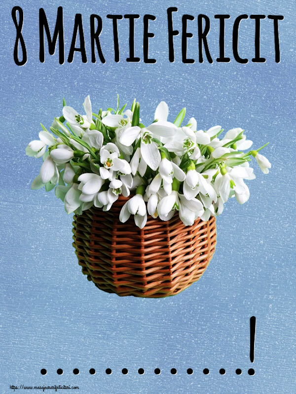 Personalizare felicitari de Ziua femeii 8 martie | 8 Martie Fericit ...!