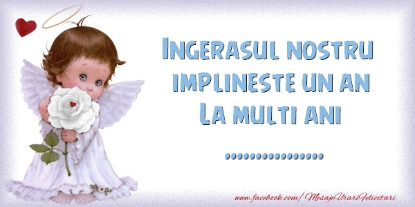 Personalizare Felicitari Cu Nume Copii Ingerasul Nostru