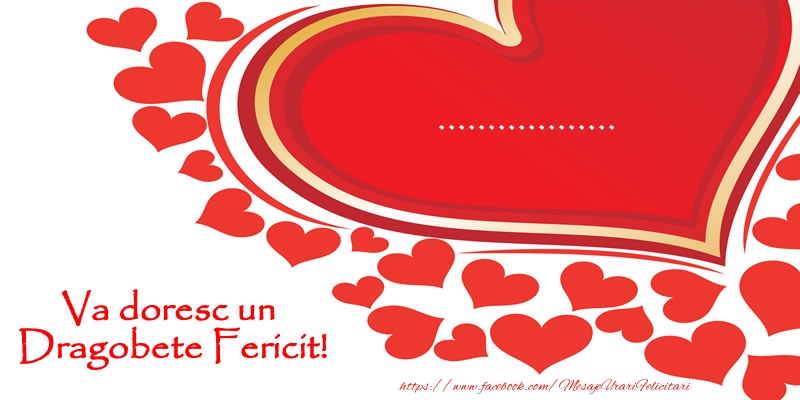Personalizare felicitari de Dragobete | ... va doresc un Dragobete Fericit!
