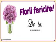 Personalizare felicitari de Florii | Florii fericite! De la: ...