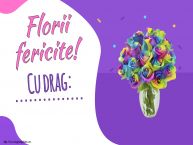 Personalizare felicitari de Florii | Florii fericite! Cu drag: ...