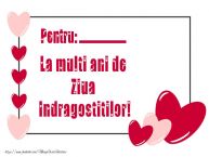 Personalizare felicitari de Valentines Day | Pentru: ... La multi ani de Ziua Indragostitilor!