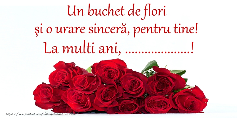 Personalizare Felicitari Cu Nume Ziua Numelui Un Buchet De