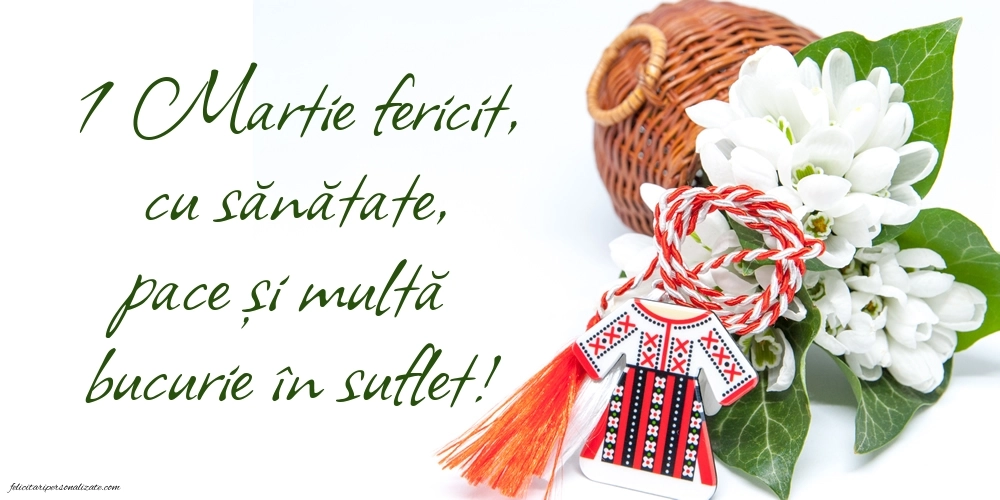 Imagini cu felicitări de 1 Martie pentru Nașă: Ghiocei