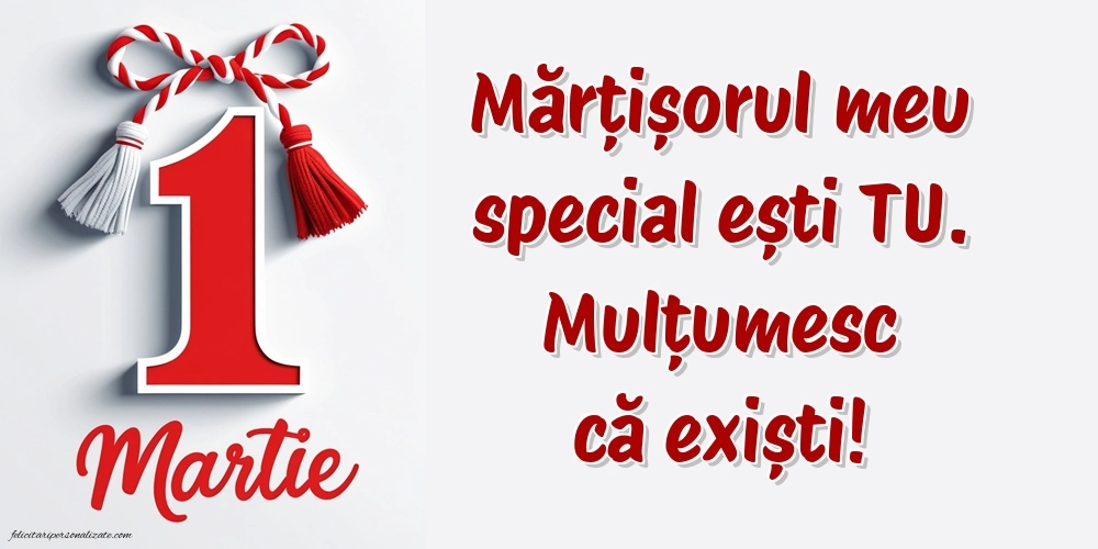 Imagini cu felicitări de 1 Martie pentru Soție: Mărțișor