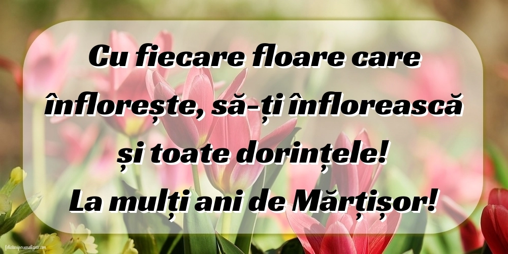 Imagini cu felicitări de 1 Martie: Flori