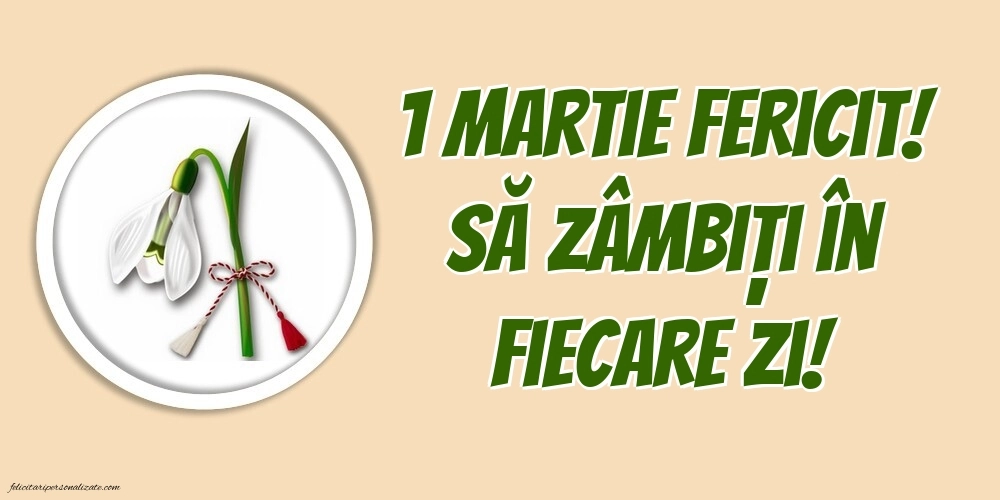 Cele mai frumoase felicitări de Mărtisor: Mărțișor