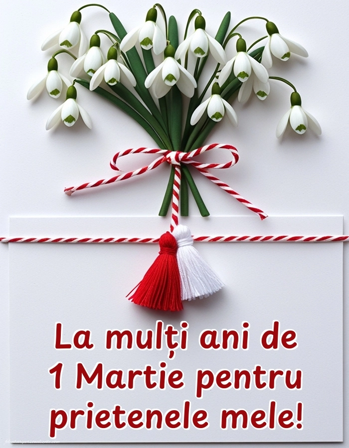Felicitări de 1 Martie pentru facebook: Ghiocei