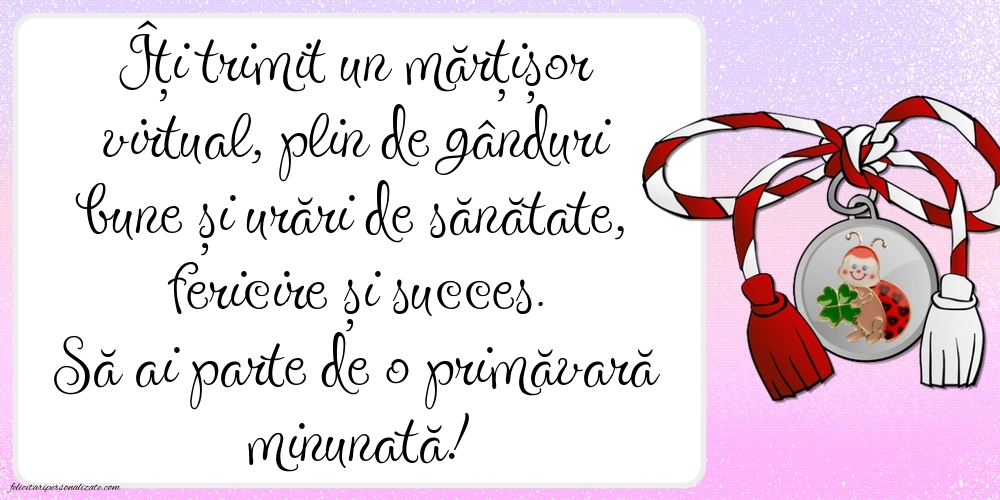 Cele mai frumoase felicitări de Mărtisor: Mărțișor