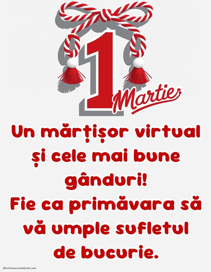 Poze cu urări de 1 Martie: Mărțișor