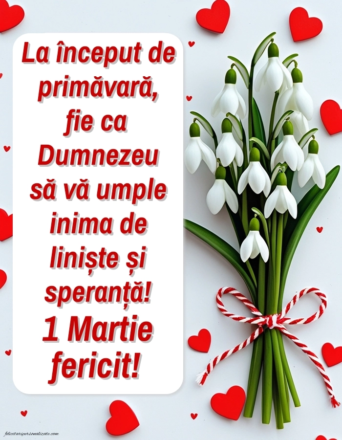 Urări de Mărțișor cu imagini: Ghiocei