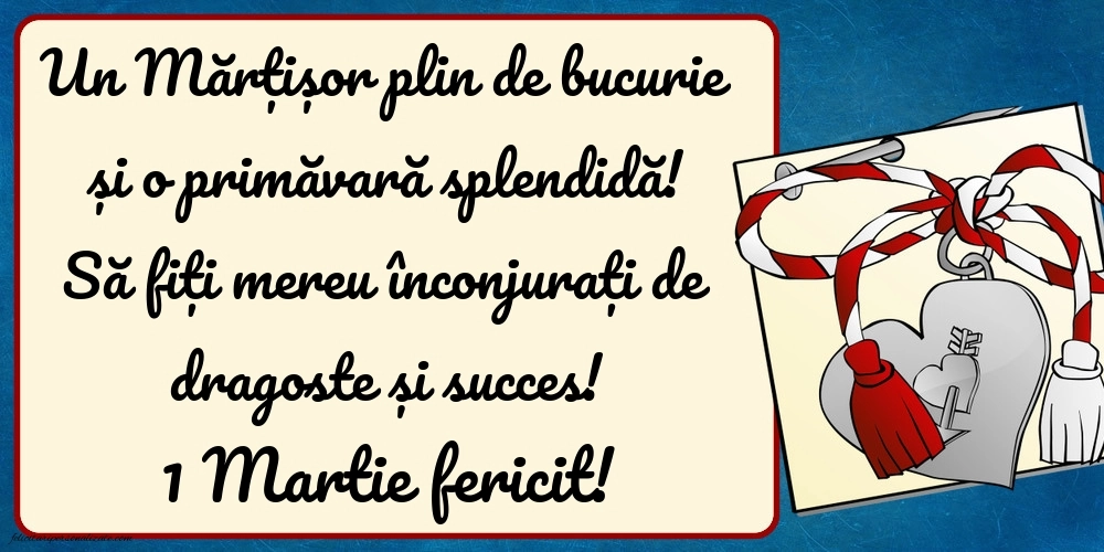 Cele mai frumoase felicitări de Mărtisor: Mărțișor