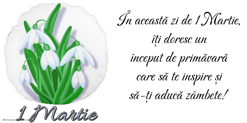 Cele mai frumoase felicitări de Mărtisor: Ghiocei