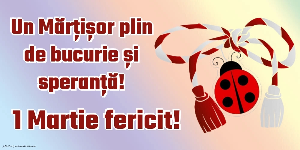 Imagini și felicitări cu mesaje de 1 Martie - Mărtisor: Mărțișor