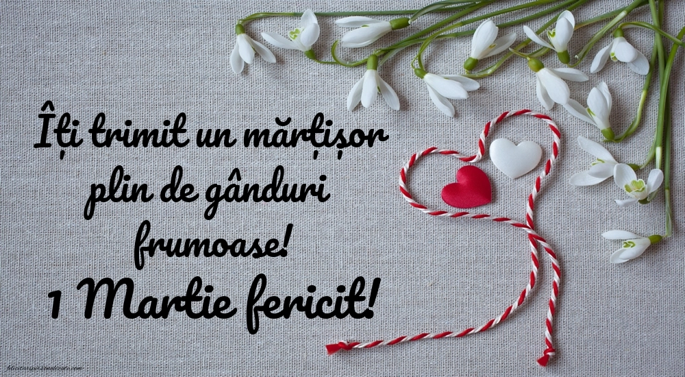 Imagini cu felicitări de 1 Martie: Ghiocei
