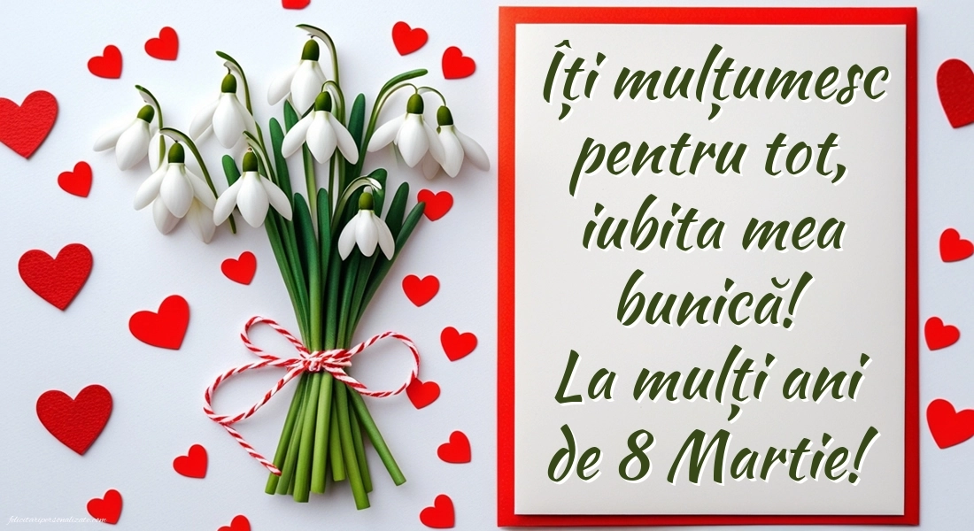 Imagini de 8 Martie pentru Bunică: Ghiocei