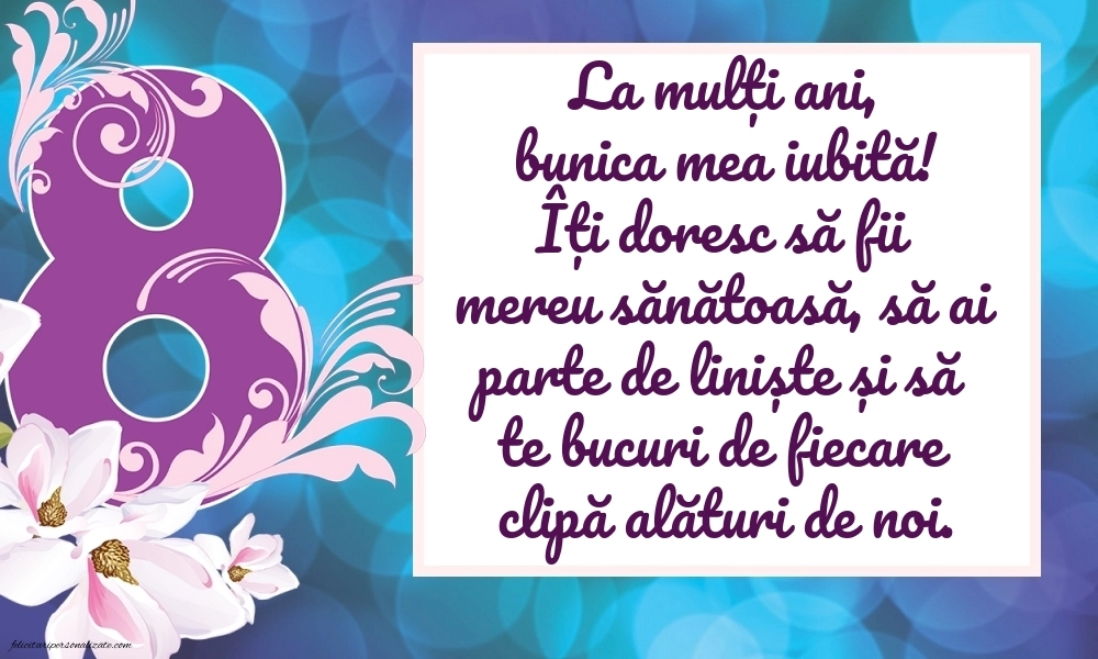 Imagini de 8 Martie pentru Bunică: 8