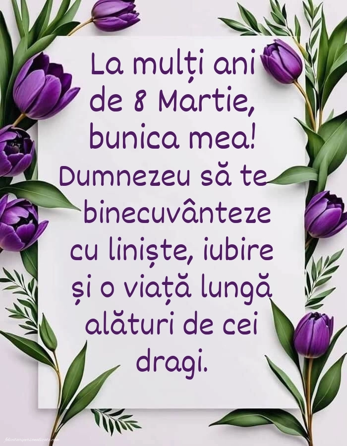 Imagini de 8 Martie pentru Bunică: Lalele