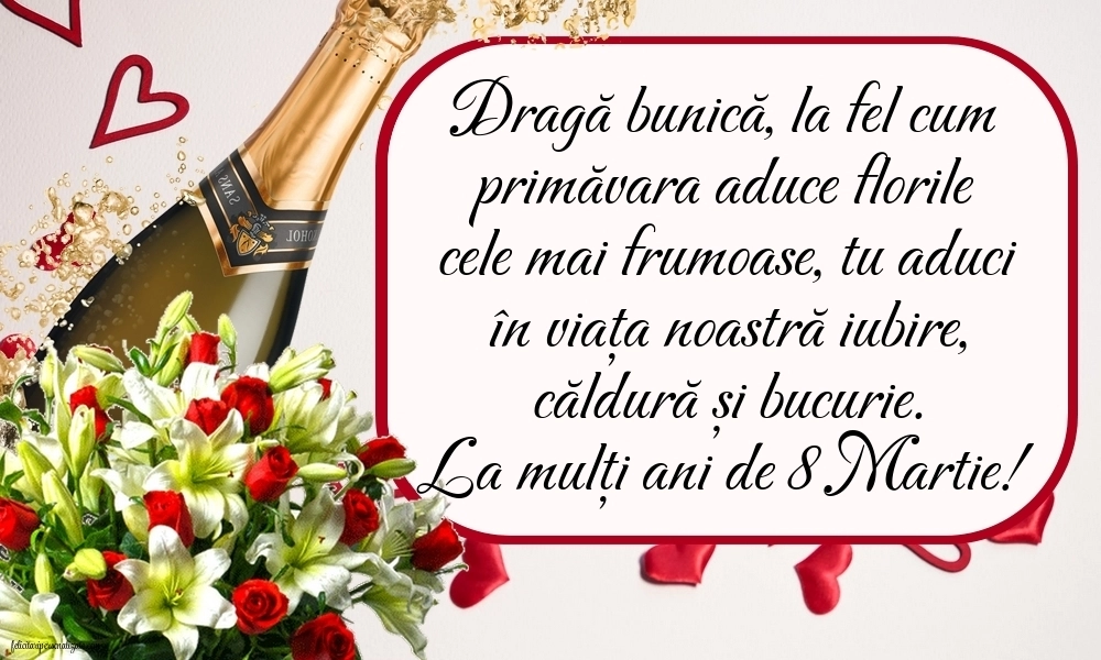 Imagini de 8 Martie pentru Bunică: Flori