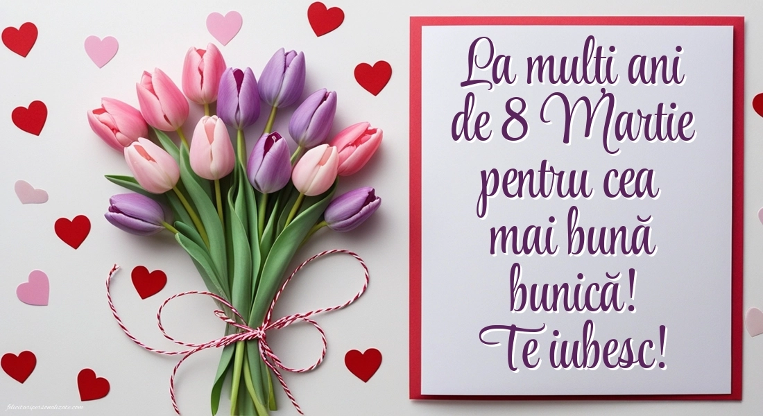 Imagini de 8 Martie pentru Bunică: Lalele